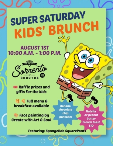 Super Saturday Brunch with Sponge Bob